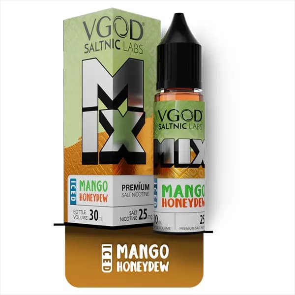 سالت نیکوتین میکس انبه طالبی یخ ویگاد | VGOD MIX MANGO HONEYDEW ICE 30ML