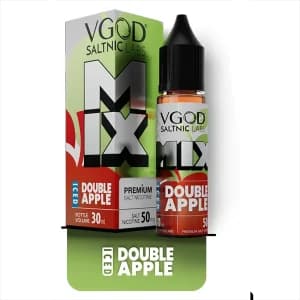 سالت نیکوتین میکس دوسیب یخ ویگاد | VGOD MIX DOUBLE APPLE ICE 30ML — تصویر ۲