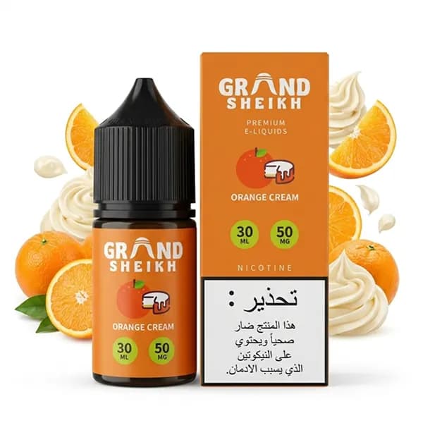 سالت نیکوتین پرتقال خامه گرند شیخ | GRAND SHEIKH ORANGE CREAM 30ML