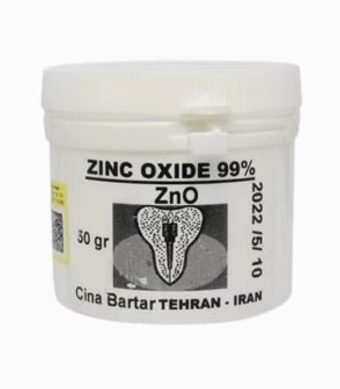 پودر زینک اکساید 50 گرمی سینا – Cina Zinc Oxide