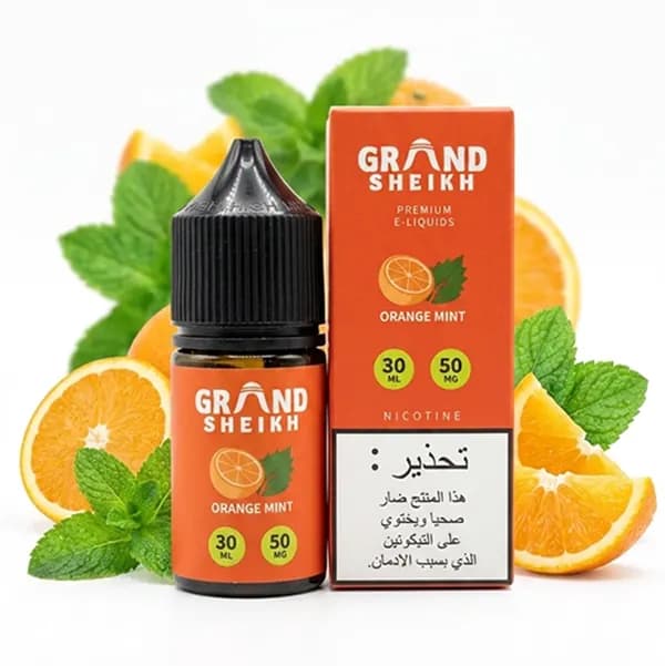 سالت نیکوتین نعنا پرتقال گرند شیخ | GRAND SHEIKH ORANGE MINT 30ML