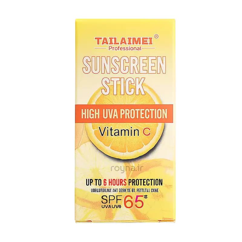 ضدآفتاب استیکی تایلامی حاوی ویتامین C و بی رنگ با SPF65 حجم 18 میلی لیتر — تصویر ۲