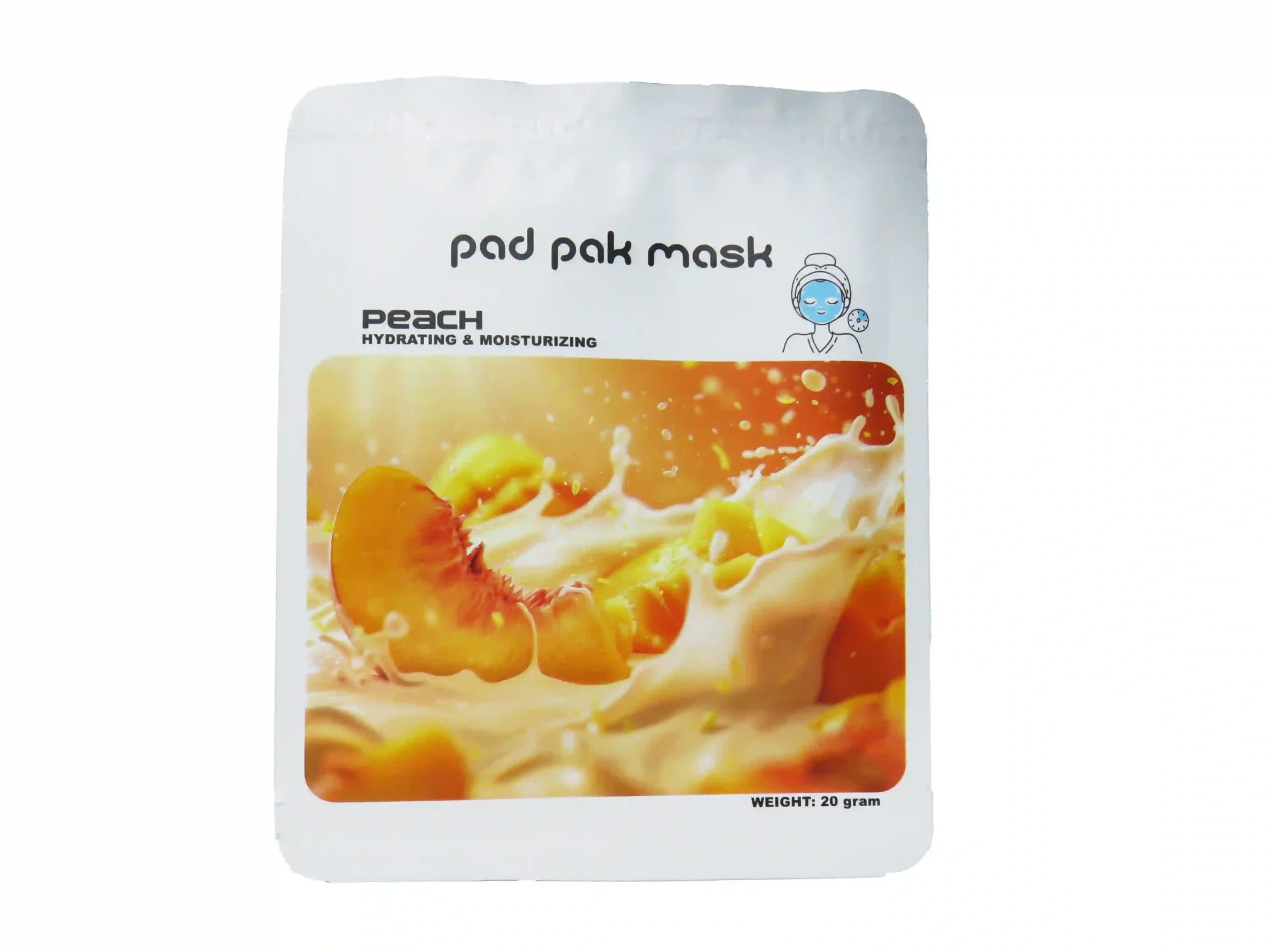 ماسک ورقه ای هلو pad pak(بسته 50عددی) — تصویر ۲