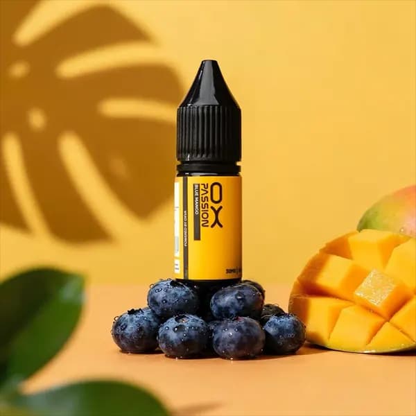 سالت نیکوتین بلوبری انبه اکسوا | OXVA PASSION BLUE MANGO 30ML — تصویر ۲