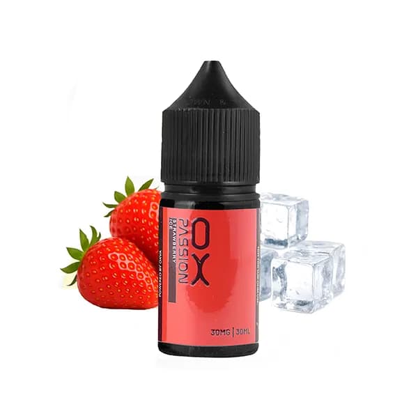 سالت نیکوتین توت فرنگی یخ اکسوا | OXVA PASSION STRAWBERRY ICE 30ML