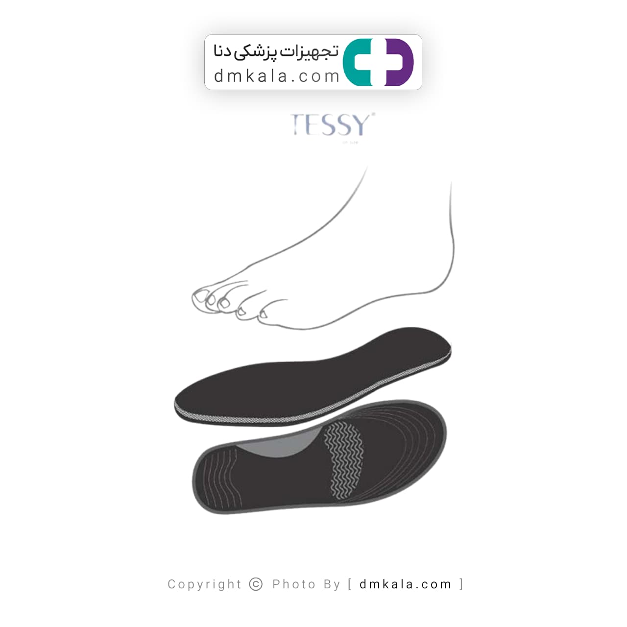 کفی سیلیکونی با روکش پارچه ای اسپیسر اتسی TI018 — تصویر ۳