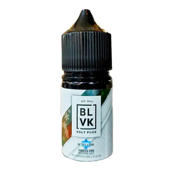 سالت نیکوتین (ان یلو) انبه انگور سیب یخ بی ال وی کی | BLVK SALT N YELLOW ICE