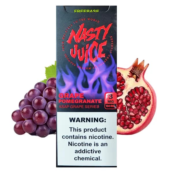 جویس انگور انار نستی | NASTY JUICE GRAPE POMEGRANATE ASAP SERIES