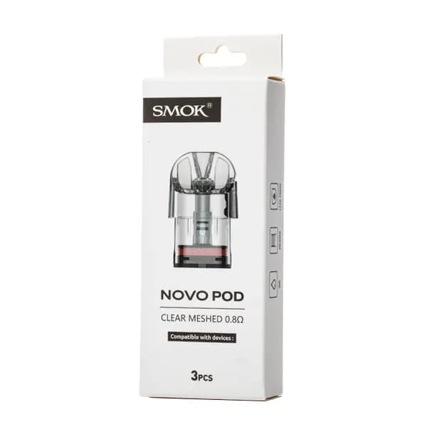 کارتریج اسموک نووو پاد کلیر مش | SMOK NOVO POD CLEAR MESHED CARTRIDGE — تصویر ۲