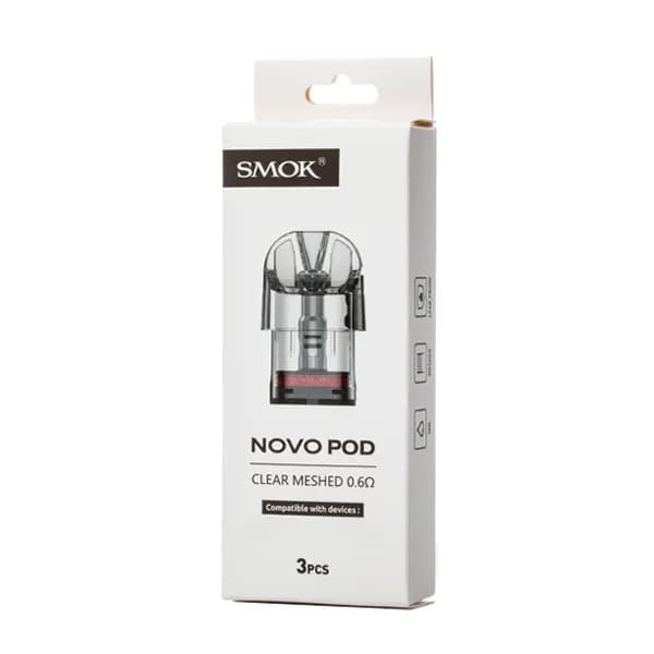 کارتریج اسموک نووو پاد کلیر مش | SMOK NOVO POD CLEAR MESHED CARTRIDGE — تصویر ۳