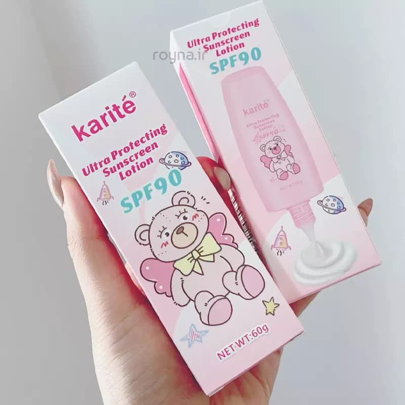 کرم ضد آفتاب کاریته مدل خرسی با SPF90 حجم 60 گرم — تصویر ۴