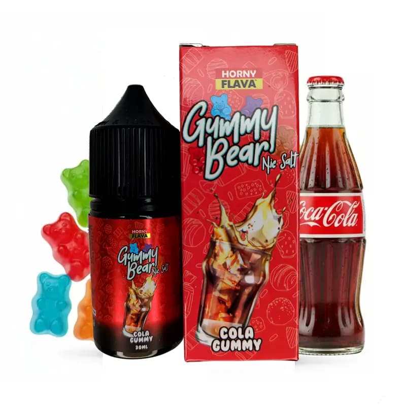 سالت پاستیل نوشابه کولا هورنی فلاوا | HORNY FLAVA Gummy Bear Cola — تصویر ۲