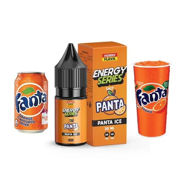 سالت نوشابه فانتا پرتقالی یخ هورنی فلاوا | HORNY SALT PANTA ORANGE ICE