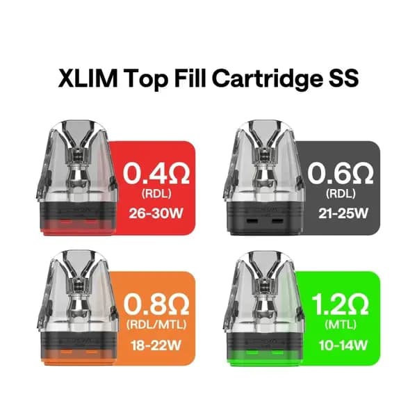 کارتریج اکسوا اکسلیم 3 میل | OXVA Xlim Cartridge Top Fill 3ml