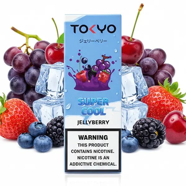 سالت نیکوتین جلی بری سوپر کول توکیو | Tokyo Super Cool Jelly Berry SaltNic