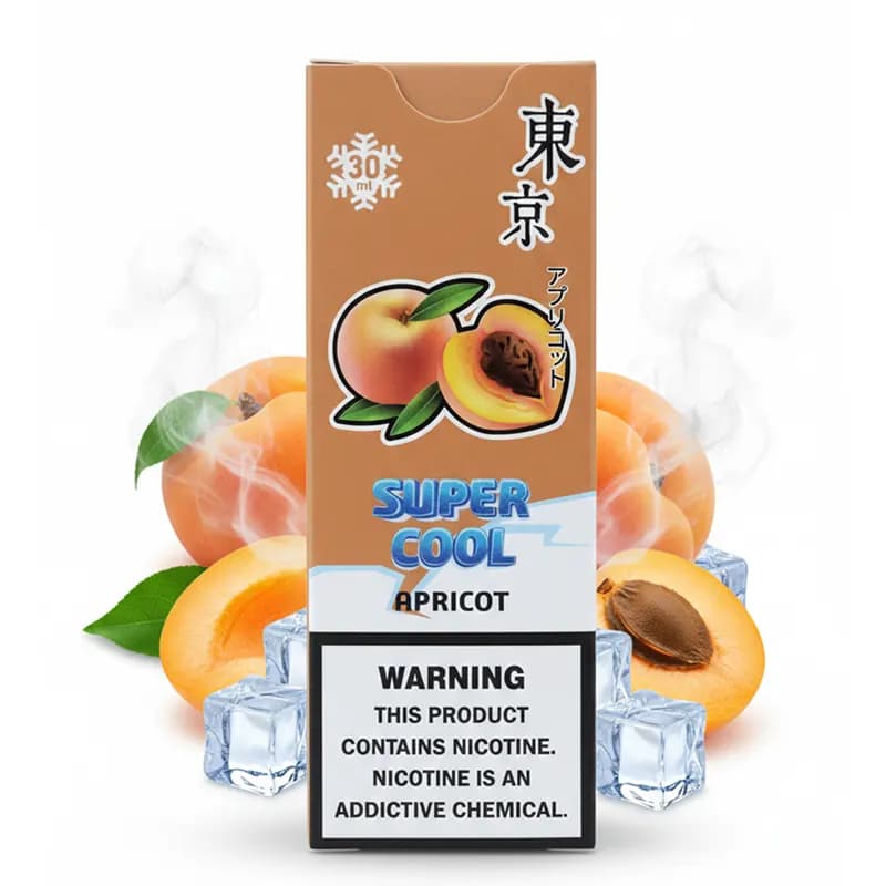 سالت نیکوتین زردآلو سوپر کول توکیو | TOKYO Super Cool Apricot SaltNic
