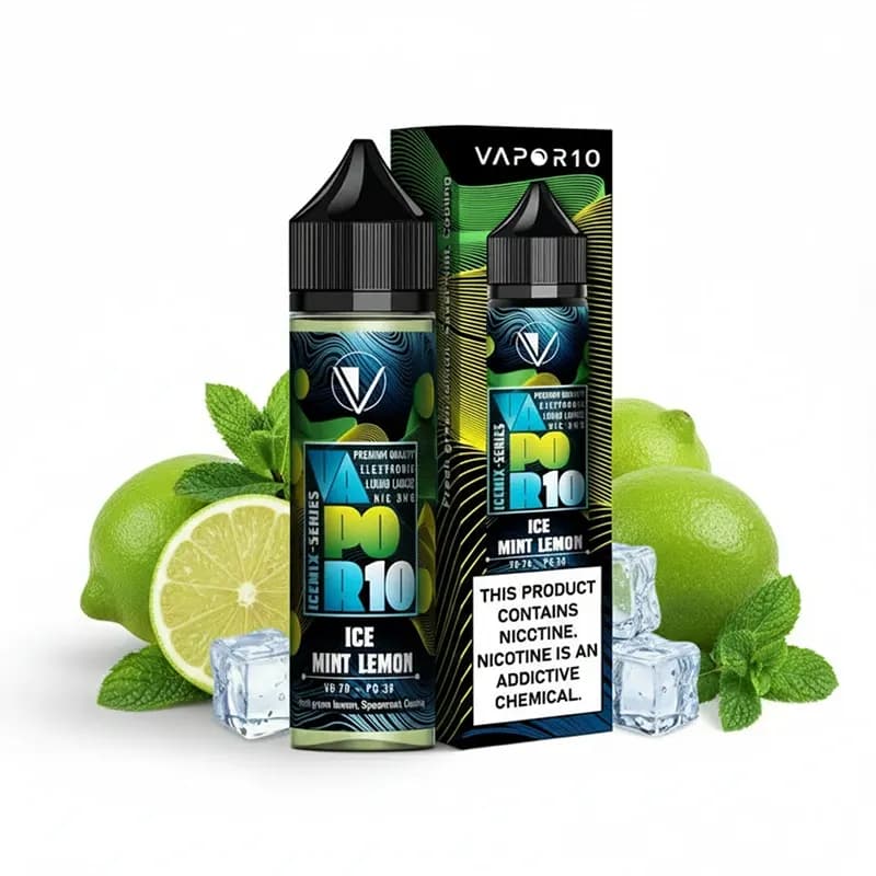 جویس لیمو نعنا یخ (موهیتو) ویپرتن 10 | Vapor10 Ice Mint Lemon E-Juice