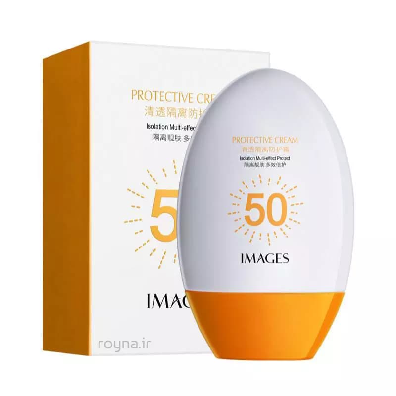 کرم ضد آفتاب ایمیجز بدون رنگ با SPF50 حجم 45 گرم — تصویر ۲