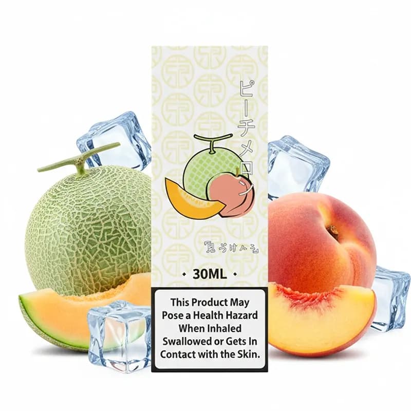سالت نیکوتین هلو ملون یخ توکیو | Tokyo Iced Peach Melon SaltNic