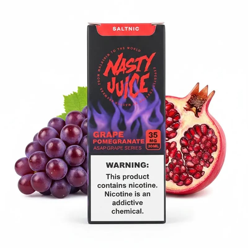 سالت نیکوتین انگور انار نستی | Nasty Grape Pomegranate SaltNic