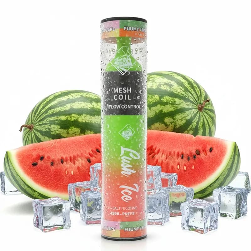 پاد یکبار مصرف 4500 پاف هندوانه یخ فومی ویپ | FuumyVape Evo 4500 Puufs Lush Ice