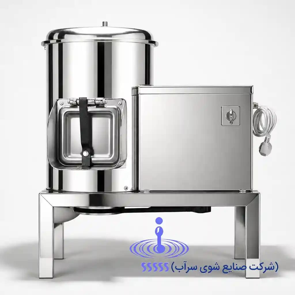 دستگاه پوست کن سیب زمینی صنعتی — تصویر ۶