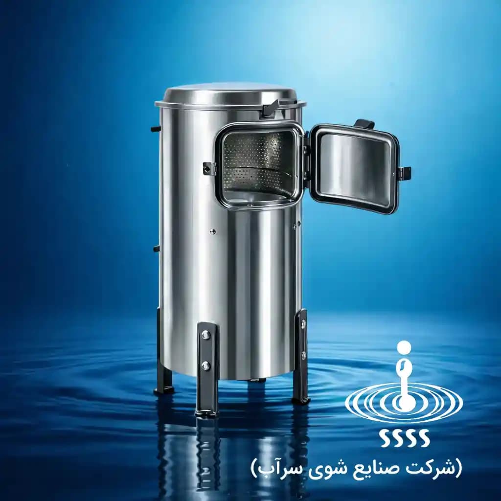 دستگاه پوست کن سیب زمینی صنعتی — تصویر ۲
