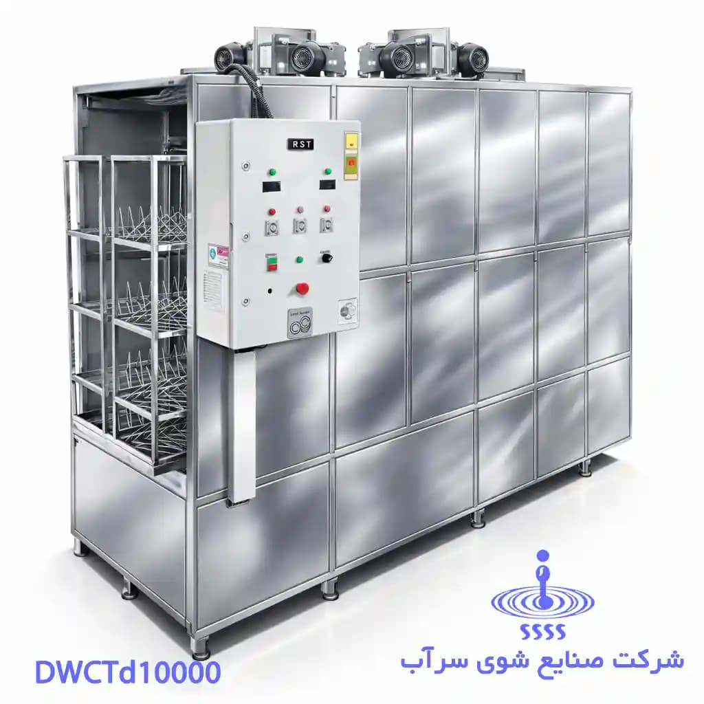 ماشین ظرفشویی صنعتی ترولی — تصویر ۲