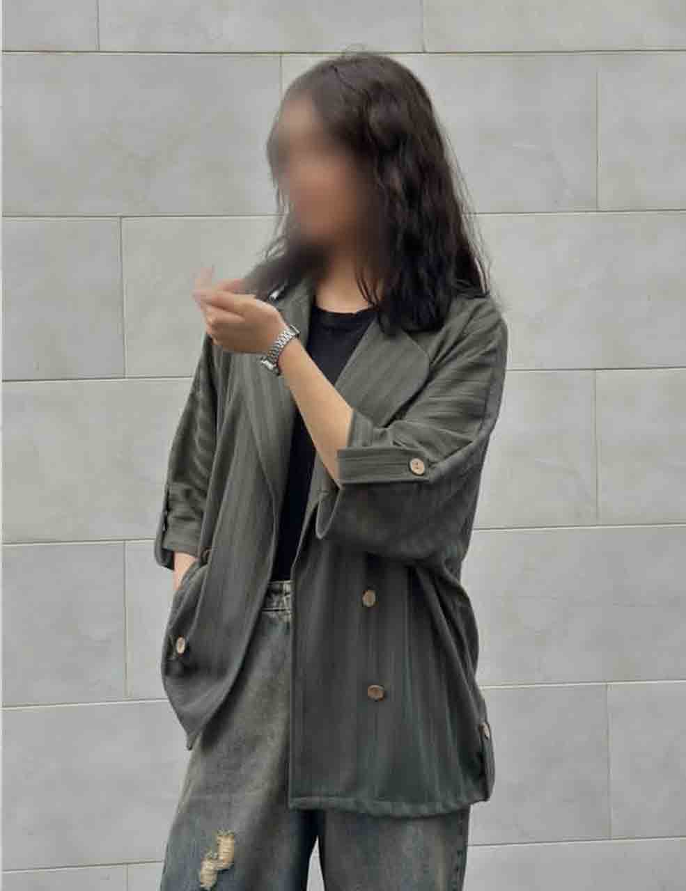 کت کت زنانه مدل مژده_شیکان کده — تصویر ۴
