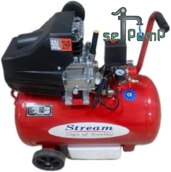 کمپرسور هوا استریم ZC-0.12/8C-50Lit ظرفیت 50 لیتری