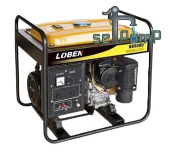موتوربرق روبین 5 کیلووات تک فاز ديزلی ژنراتور چينی RB6500DE