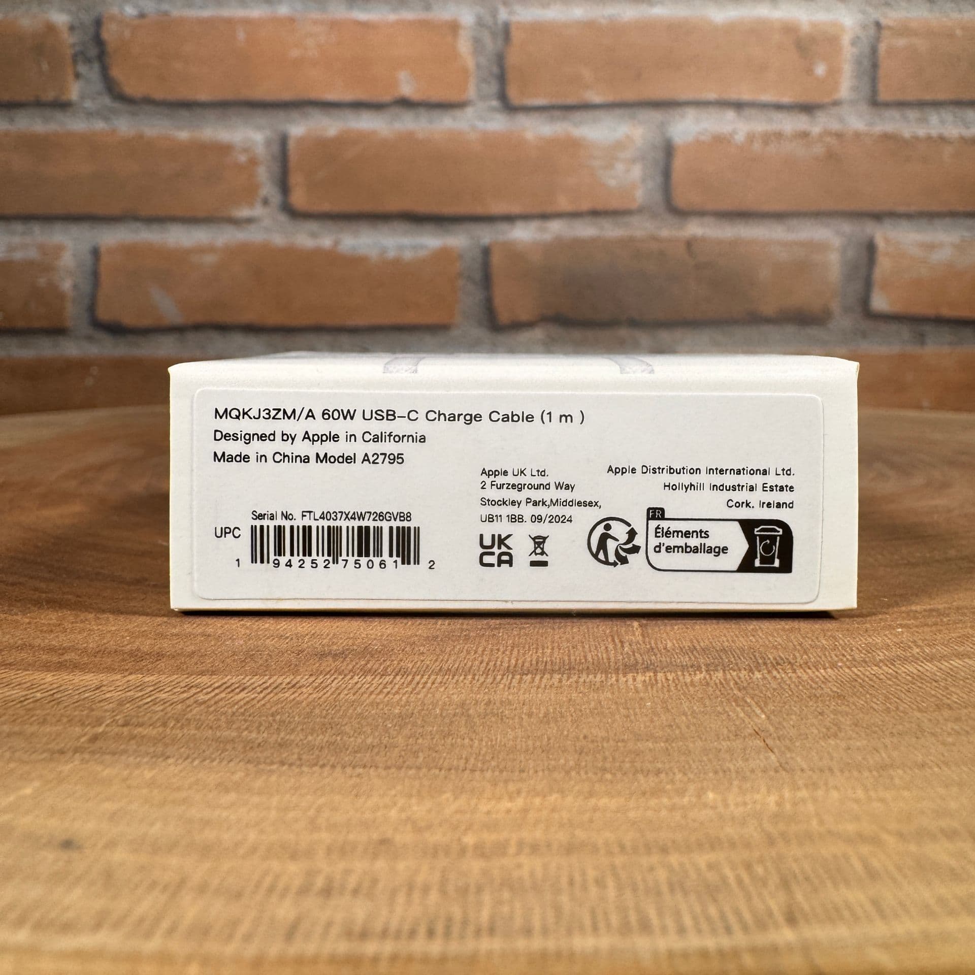 کابل شارژ آیفون ۱۵ کیفیت A — تصویر ۴