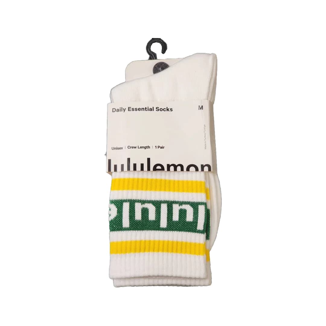 جوراب طرحدار لولولمون Unisex Daily Essential Socks — تصویر ۳