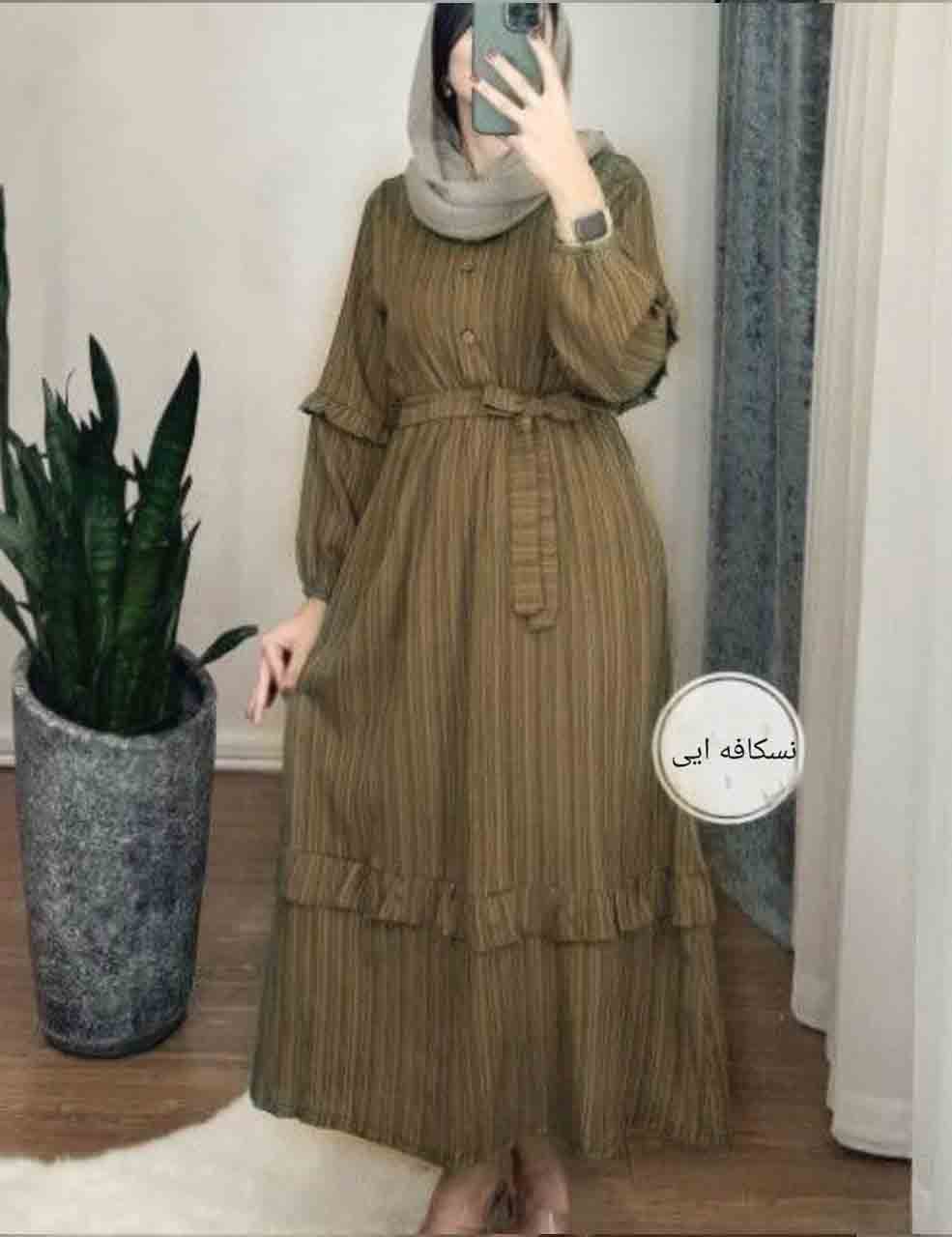 پیراهن مانتویی نادیا — تصویر ۶