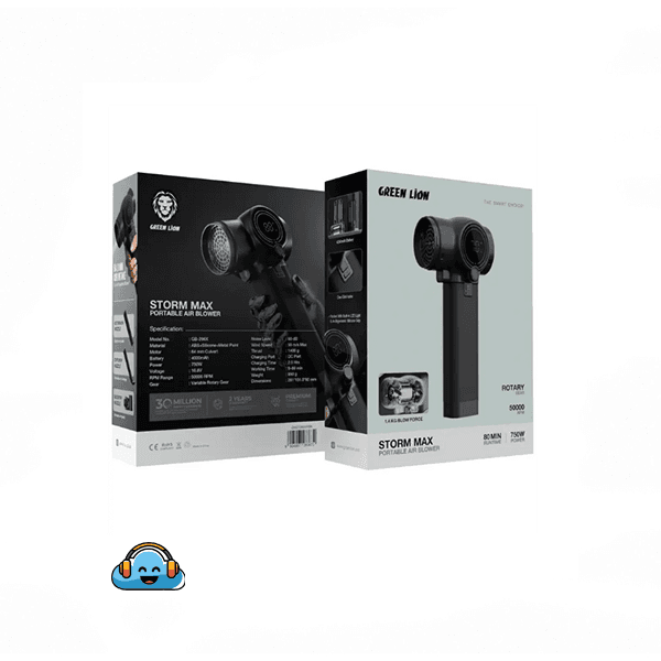 دستگاه دمنده قابل حمل گرین لاین مدل Green Lion Storm Max Portable Air Blower — تصویر ۳