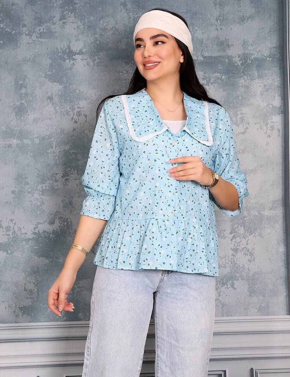 شومیز زنانه عروسکی شکوفه — تصویر ۷