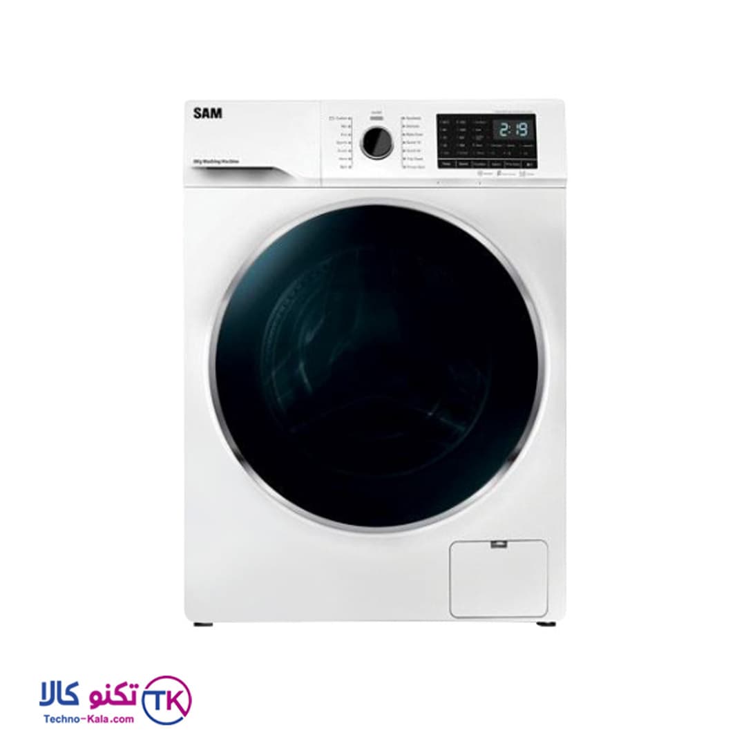 ماشین لباسشویی سام 8 کیلویی مدل UN-Q1435W رنگ سفید — تصویر ۷