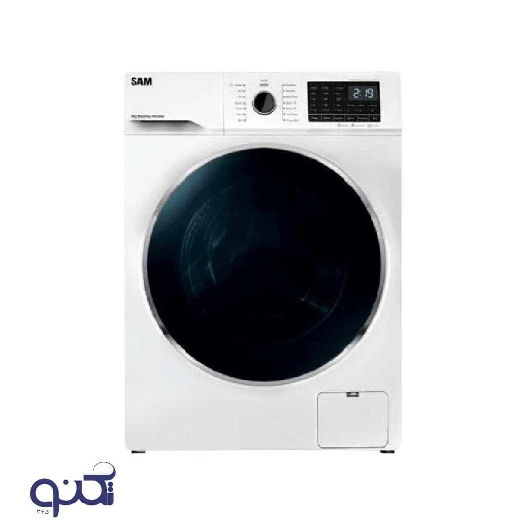 ماشین لباسشویی سام 8 کیلویی مدل UN-Q1435W رنگ سفید — تصویر ۳