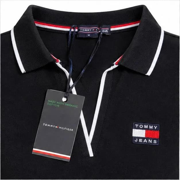 پولوشرت tommy مشکی — تصویر ۷
