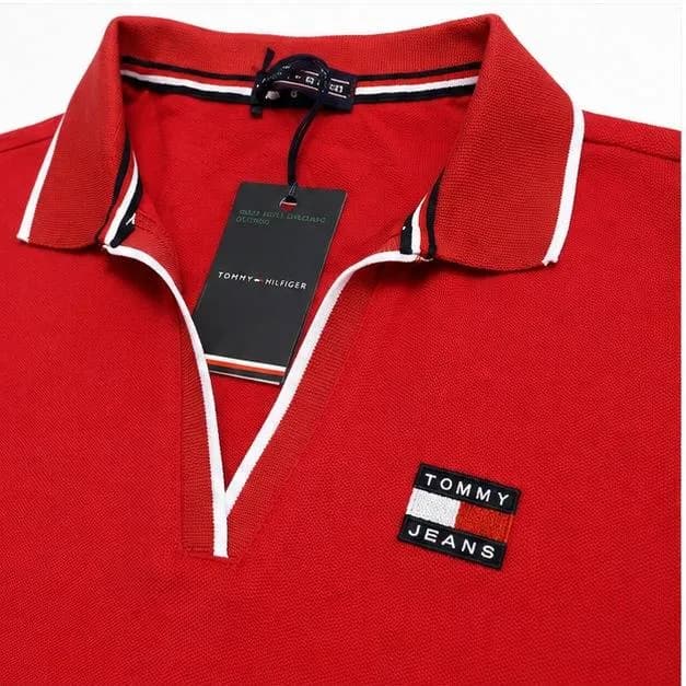 پولوشرت tommy قرمز — تصویر ۳