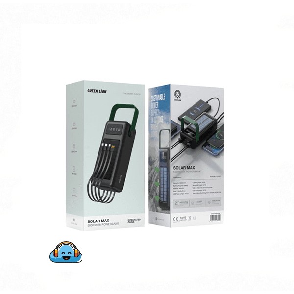 پاوربانک خورشیدی گرین مدل Solar Max ظرفیت ۵۰ هزار میلی آمپر — تصویر ۳