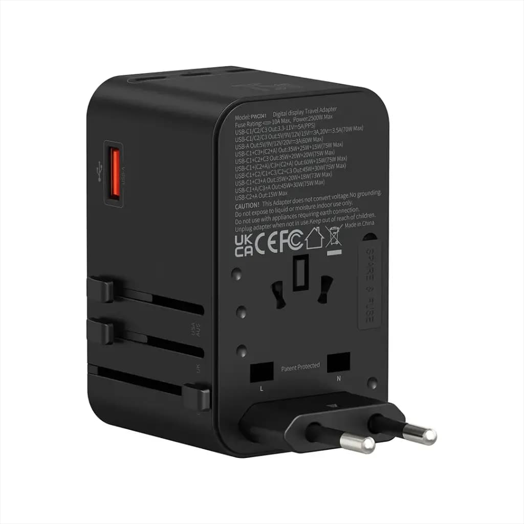 شارژر جهانی پاورولوژی مدل GaN 75W Universal Charger – PWCUQC041 — تصویر ۲
