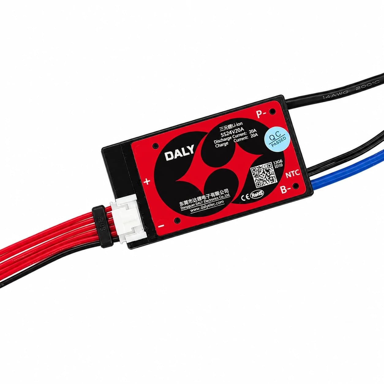 ماژول محافظ باتری لیتیوم یون 5 سل دالی 24 ولت 20 آمپر DALY | BMS | Li-ION