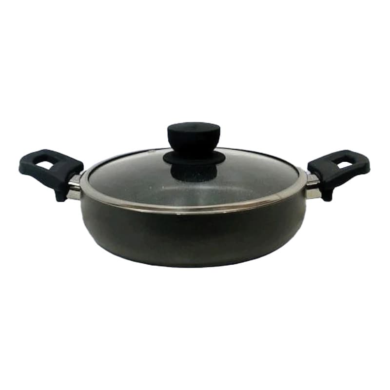 تابه دو دسته 24 گرانیت مشکی UN-8123