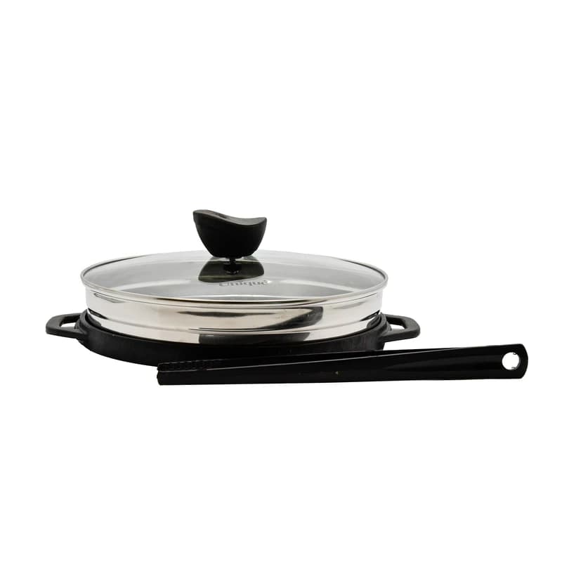 تابه گریل چدن گرد کوچک بدون چوب UN-6007