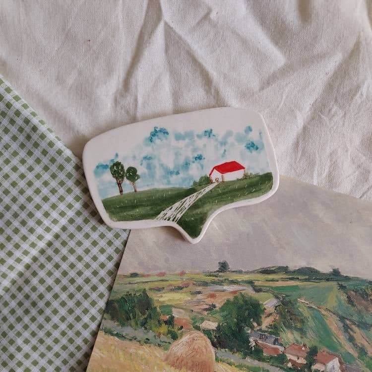 مگنت سرامیکی دست ساز – طرح یک جای دور