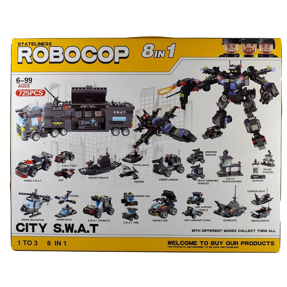لگو Robocop پلیس آهنی 24 حالته 3 در 1 بزرگ — تصویر ۳