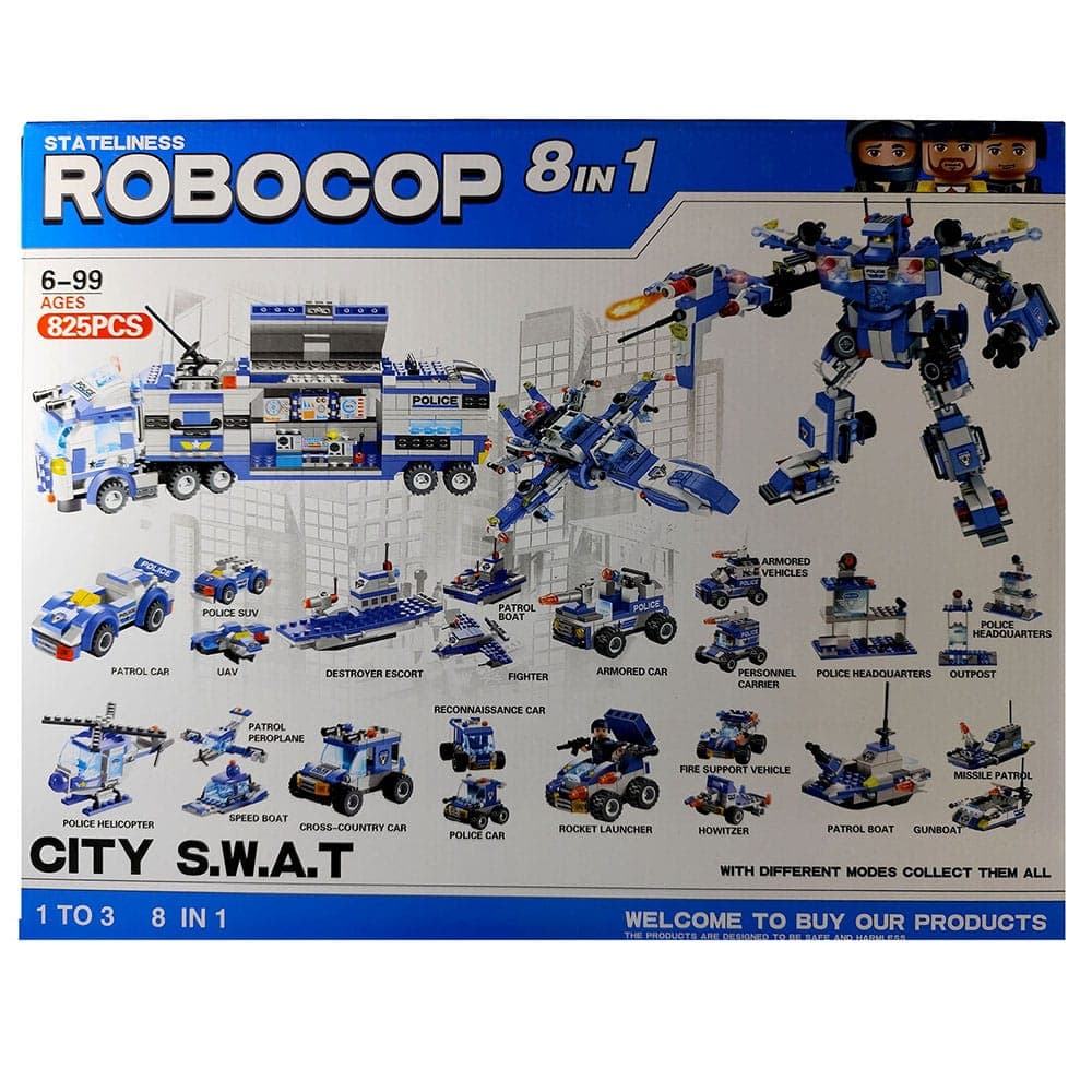 لگو Robocop پلیس آهنی 24 حالته 3 در 1 بزرگ — تصویر ۴