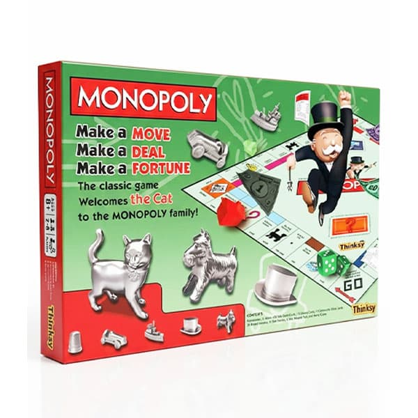 بازی فکری مونوپولی کلاسیک با مهره فلزی (Monopoly) — تصویر ۴