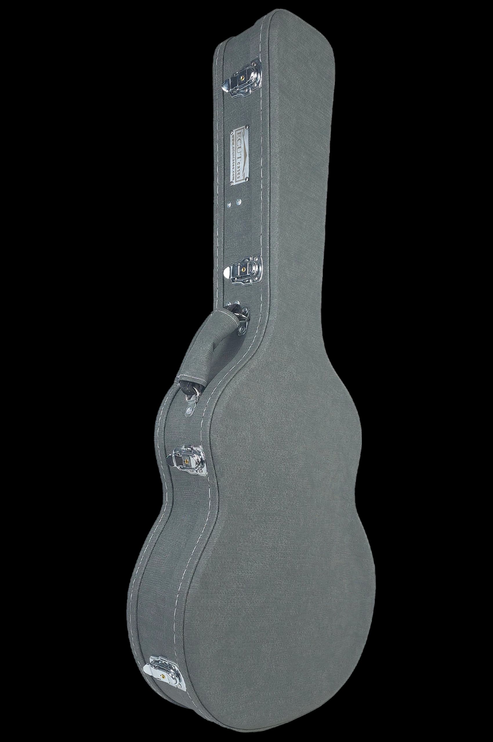 هاردکیس گیتار کلاسیک ایکات کیس طوسی تیره با پوشش داخلی آبی روشن A5C-S1-13-11